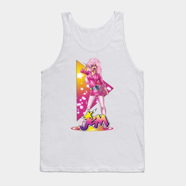 Jem with logo Tank Top by AV Art Studio